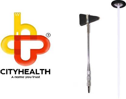 Cityhealth Flexible Reflex Hammer Queen Square Pattern And Triangular Reflex Hammer Taylor Pattern Orthopedic Neurological Surgical Hammer