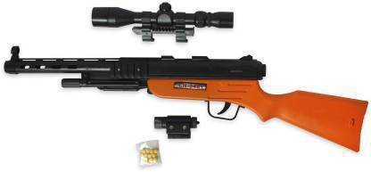 Reet M40 Black Toy Riffle Sniper Commando Gun with Long Range Scope Scale 1 Guns & Darts