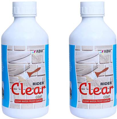 RIDER Clear Coat 1Ltr x 2 clear Functional Wall Paint