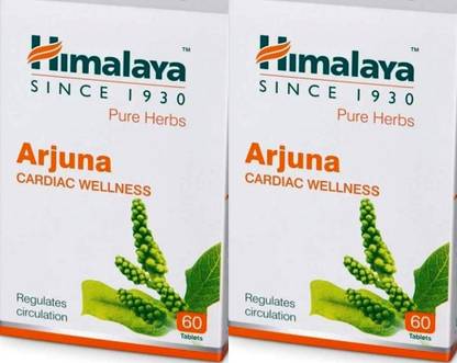 HIMALAYA Arjuna Cardiac Wellness 60 Tablets (Pack of 2)