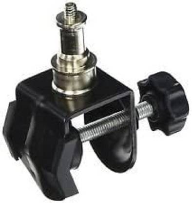 MILLETS C Clamp Stud Holder Mount for Light Stand Straight Flash Bracket