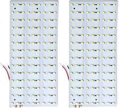Wizzo (Pack of 2 Pieces) DC 12V SMD 126 LED PCB Light Warm Day Light Bulb | Bright LED | Multipurpose | Indoor Lighting | Light Electronic Hobby Kit