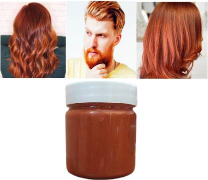ADJD Professional Hair Color Wax, Unisex Instant Hair Wax Copper Hair Dye Wax Hairstyle Pomade Cream Natural Wax , copper