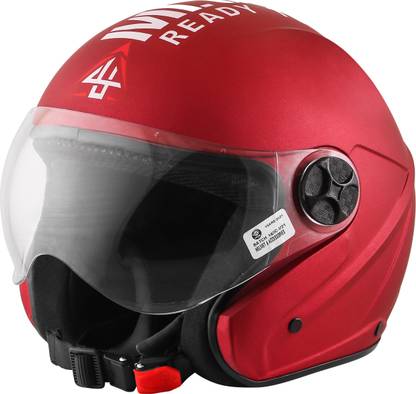 4U सुप्रीम Icon Jet Half Face ISI Marked High Material with Unbreakable Visor मोटरबाइक हेलमेट