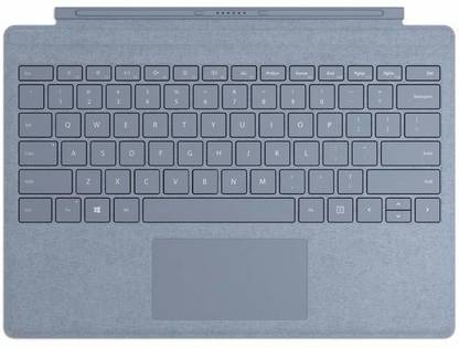 MICROSOFT Surface Signature Type Cover (Alcantara Material) for Surface Pro 5 / 6 / 7 / 7+ Magnetic Standard Laptop Keyboard