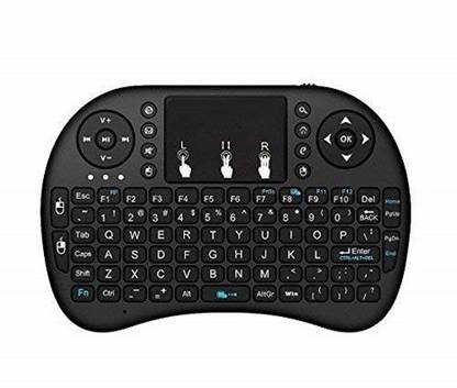 Nsinc Mini Wireless Full Functional Keyboard with trackpad touchpad, 3 colour RGB backlight (Fn+F2 to change), Wireless Mouse Combo for Laptops, PC, Android TV, Smart TV, Mobiles, Tablets, Macbook etc, Supports Android, Windows Wireless Handheld Multi-device Keyboard