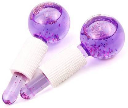 JKGrovv Ice Roller Globes for Face massager ball Reduce Puffiness Anti Ageing Wriknles Smart Cool Face Roller Ball Massager