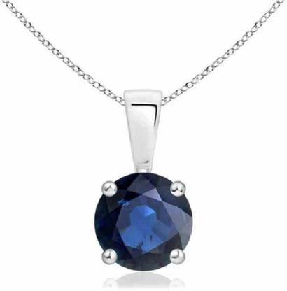 Chopra Gems Blue Sapphire Pendant/Locket (Nilam/Neelam Stone Pendant) Original A+ Quality Stone Pendant