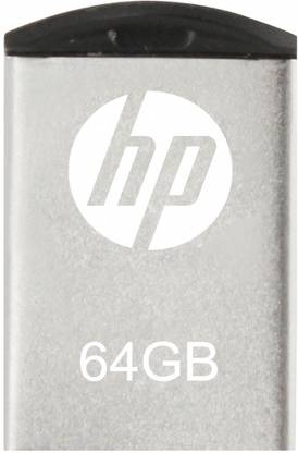 HP V222W 64 GB Pen Drive Compatible with Desktop Computer, Laptop, Television USB 2.0 Metal Case