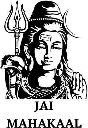 JAI MAHAKAAL Self Adhesive Stickers for Decoration of Notebook, Projects, files (A-4 Size) Paper Print