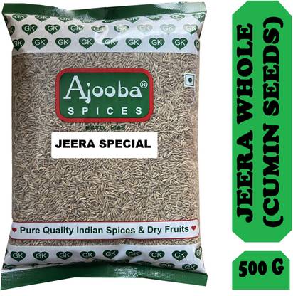 Ajooba Whole Cumin Seeds 500 gm
