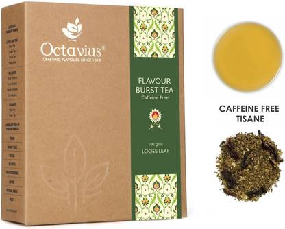 Octavius Flavour Burst Tea (Tisane) Loose Leaf Cinnamon, Hibiscus, Cloves, Lemon Tea Vacuum Pack