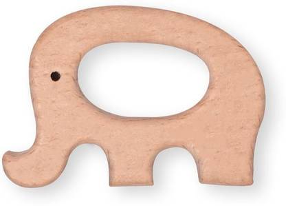 GREST Organic Non Toxic Wooden Teethers For Babies ( Elephant ) Teether