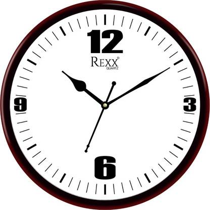 Rexx Analog 28 cm X 28 cm Wall Clock