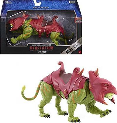 Masters of the Universe Battle Cat, 14-in Motu Battle Figure for Storytelling Play and Display