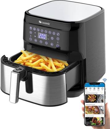 Proscenic T21 Smart Air Fryer, App & Alexa Control, XL 5. 8QT, 1700 Watt Electric Air Fryers Oven & Oilless Cooker, 8 Cooking Presets, LED Touchscreen, Nonstick Basket, Preheat, Black Air Fryer