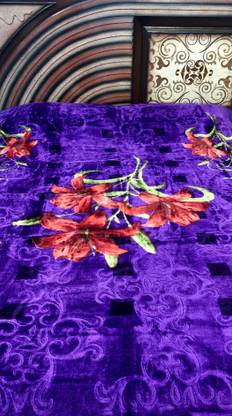 Sharma Foam House Self Design Single Woollen Blanket for  Heavy Winter