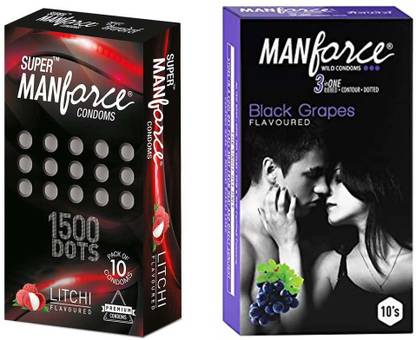 MANFORCE BLACK Condom