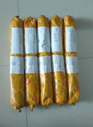 Sika Flex Contruction + Grey (Pack Of 5 Sausage Of 600 ml Each) Sealent For Concrete And Mansonry Facades Crack Filler