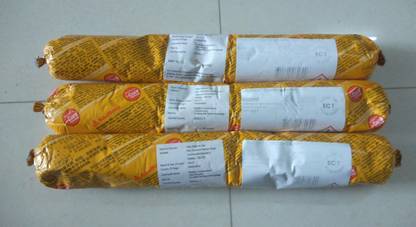 Sika Flex Contruction + Grey ( Pack Of 3 Sausage Of 600 ml Each ) Sealant For Concrete And Mansonry Facades Crack Filler