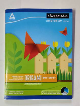 Classmate Unruled Notebook Regular Note Book Unruled 164 Pages