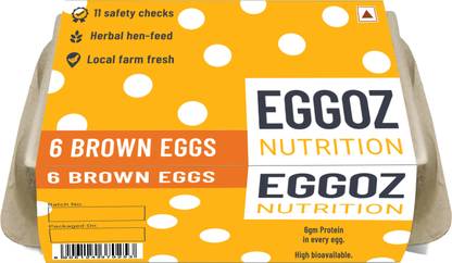 Eggoz Farm Fresh Hen Brown Eggs