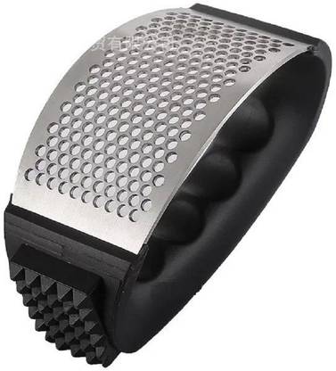 D-mark Garlic Press Garlic Crusher,Stainless Steel Kitchen Garlic Presser Garlic Crusher Stainless Steel Garlic Chopper Dishwasher Safe Garlic Press
