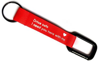 Meeko.com Drive Safe I need you here with me hook key chain Key Chain