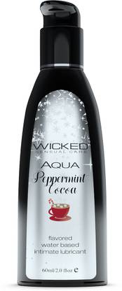 Wicked Aqua Peppermint Cocoa Flavoured Water Based Personal Lubricant
