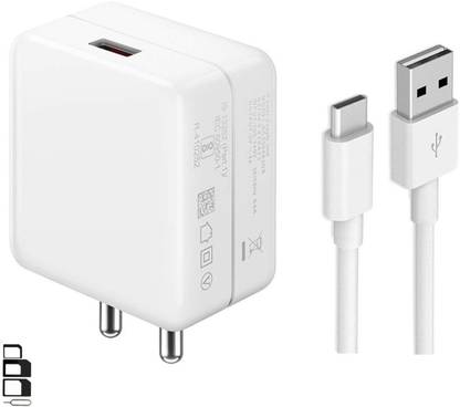 Sachdeal Wall Charger Accessory Combo for Asus ROG Phone 5 Pro Original Type C Charger Original Adapter Wall Charger Type-C Mobile Charger Fast Charging Mobile Charger Android Smartphone Qualcomm 3.0 Charger, Travel Charger, Rapid, Dash, VOOC, AFC Charger Type C Fast Charger Type C Android Charger with 1 Meter USB Type C Charging Data Cable DASH (3.1Amp, White )
