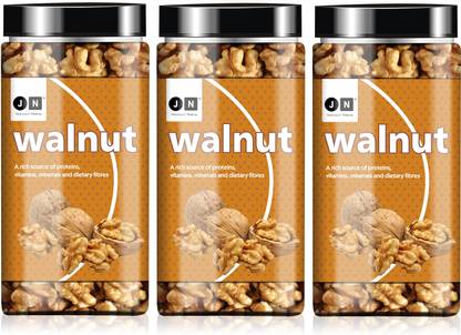 JN Premium Walnut Kernel || Akhrot Giri || Akhrot Mingi || 450(150*3) Gms || Jar|| Walnuts