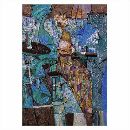 CanvasStocks Modern Art framed Canvas Art Painting , Decorative Gift Item Framed Wall Painting for Living Room, Bedroom, Office, Hotels, Drawing Room Canvas 24 inch x 12 inch Painting