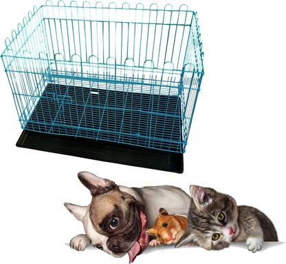 Jainsons Pet Products Dog Pet Playpen Foldable Puppy Playpen Exercise Pen Fence Indoor Rectangle Shape Playpen Dog Pen Ideal for Small Dogs Cats Rabbits - 36 inch x 23.5 inch Pet Fence