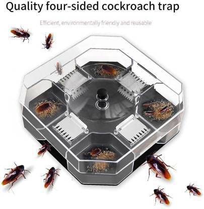 9Up Cockroach Trap Box | Reusable Cockroach Bug Roach Catcher 2pcs Snap Trap
