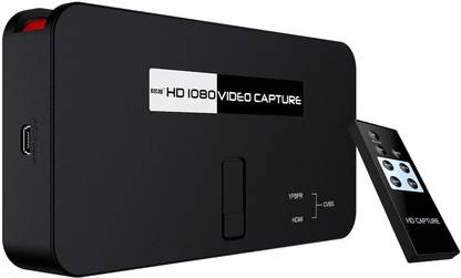 microware Ezcap284 Video Capture, All in One 1080P Game Capture Card via HDMI/Ypbpr/AV Input with Remote Control, Compatible with Nintendo Switch PS4 and PS3, Xbox one,N64, Blu-Ray Media Streaming Device