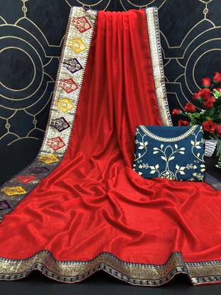 Embellished Fashion Art Silk Saree