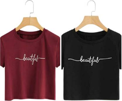 Maroon, Black Top