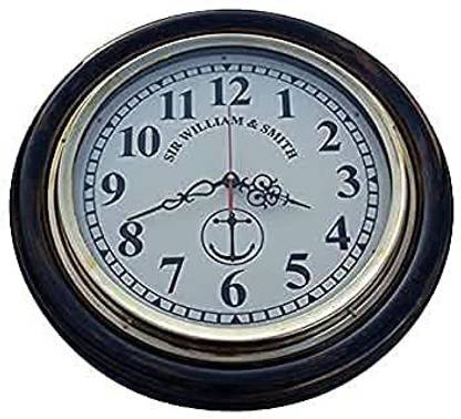 M J Antique Craft Analog 39 cm X 40 cm Wall Clock