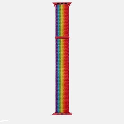 Big Wings Soft Lightweight Breathable Nylon Strap for iWatch Series 7/6/5/4/3/2/1/SE (SIZE: 42/44/45 mm) Smart Watch Strap