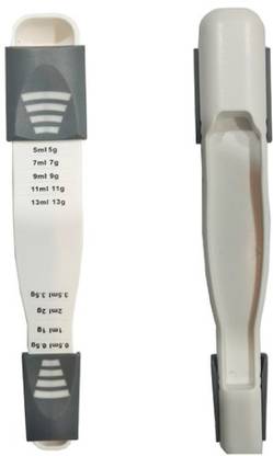 Un Limit it Adjustable Double end measuring scoop 1 ml/g to 13 ml/g. Plastic Measuring Spoon