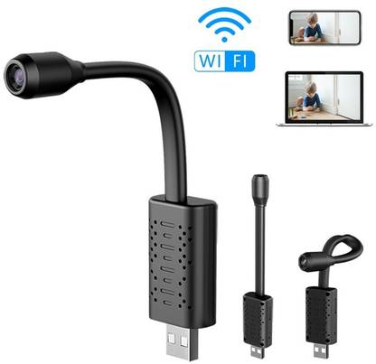 IC PLUS 6 WiFi Spy/Hidden USB WiFi Camera, Mini HD 1080p HD USB Universal Interface WiFi Mini Flexible Neck Camera,Wide Angle, Live View on Mobile App Sports and Action Camera
