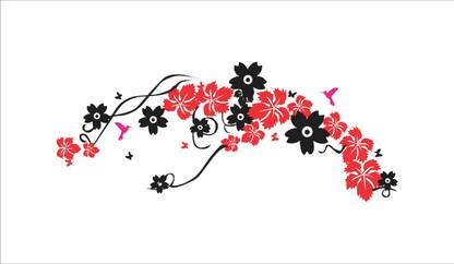 sp decals 132 cm decorative tree branch multicolor pvc vinyl wall sticker Self Adhesive Sticker