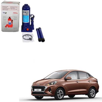 AuTO ADDiCT 5 TON HYDRAULIC BOTTLE JACK FOR HYUNDAI AURA Vehicle Jack