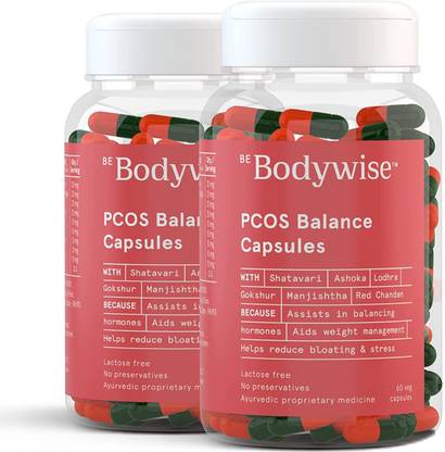 Be Bodywise PCOS Balance Capsules | Ayurvedic PCOD Medicine | Shatavari, Gokshura,Ashoka