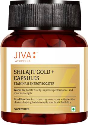 JIVA Shilajit Gold Plus - For strength & stamina - 30 capsules | Pack of 1