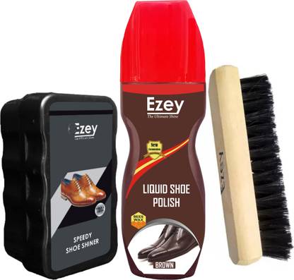 Ezey sss+liq brn+shoe brush Shoe Care Kit
