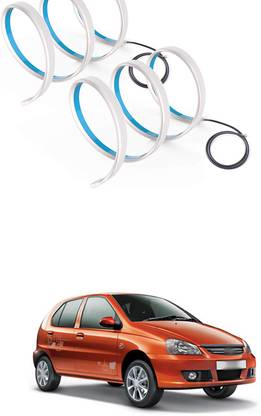 XZRTZ Car Flexible LED Strip Light For Headlight Sequential Flasher DRL Flowing Amber Turn Signal Lamp daytime running light White yellow turn signal lamp 12V Z214 Headlight Car, Motorbike LED for Tata (12 V, 55 W)