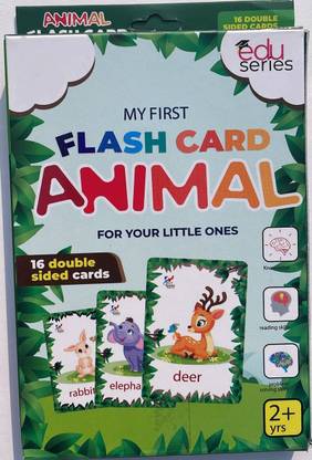 Kiddie Castle My First Animal Flash Cards Pack of 16 Cards