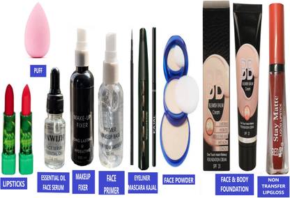 INWISH ALL IN ONE COMPLETE MAKEUP KIT SET OF 12 WITH MAKEUP SETTING SPRAY MAKEUP FIXER,FACE