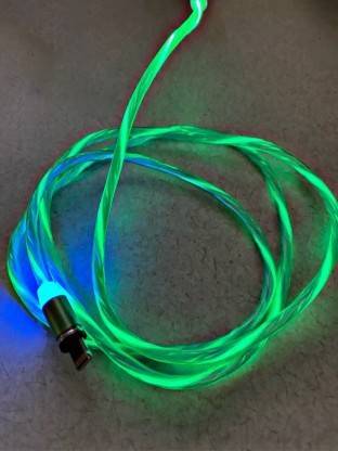 IMMUTABLE Magnetic Charging Cable 1.2 m 3 in 1 Magnetic Lighting Micro Type-C LED USB Cable For Realme 5 Pro 3Pro iphone Magnet Charging cab - 456 ER4